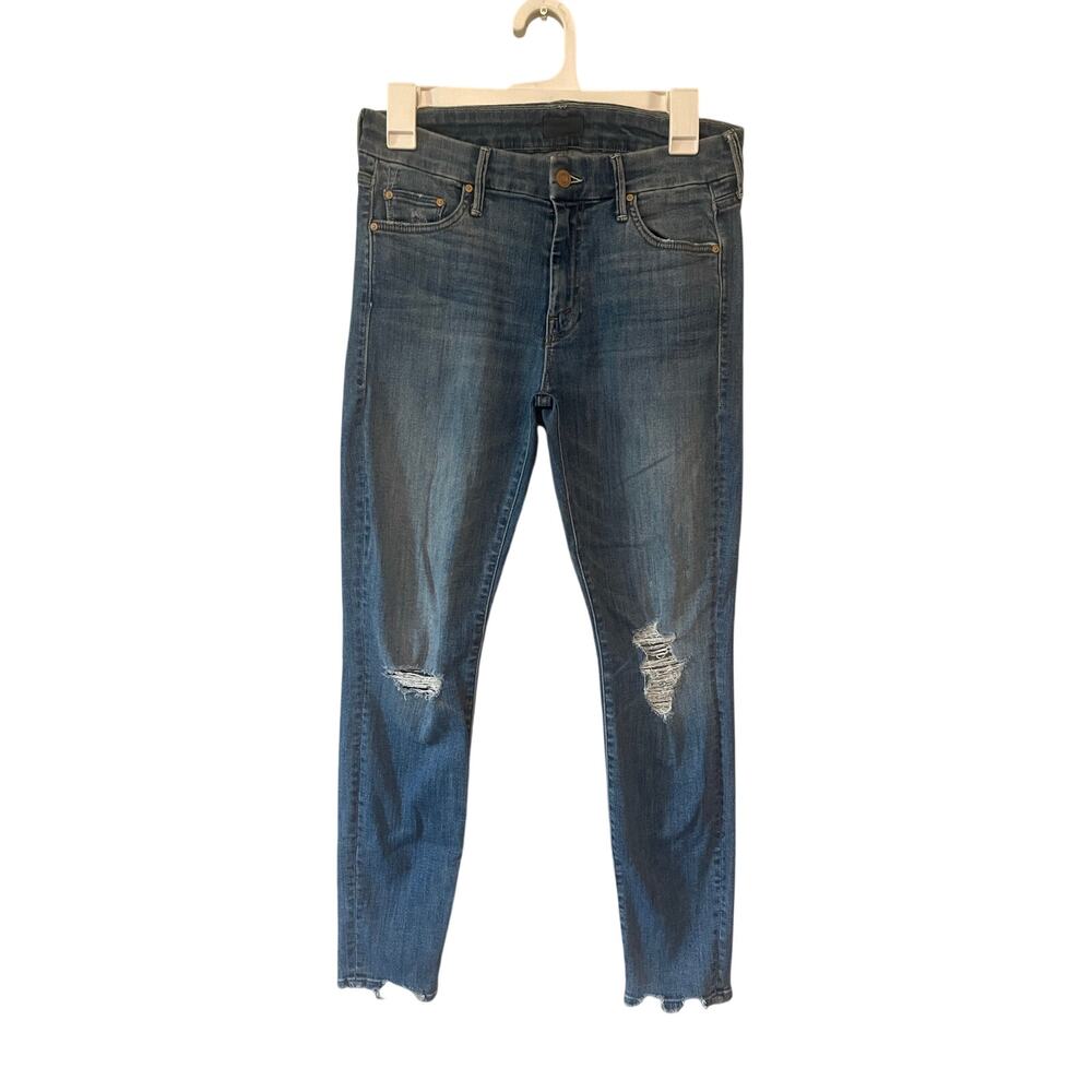 Mother The looker ankle chew denim jeans "mums the word" size 28